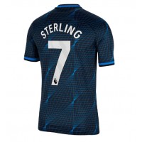 Chelsea Raheem Sterling #7 Vonkajší futbalový dres 2023-24 Krátky Rukáv